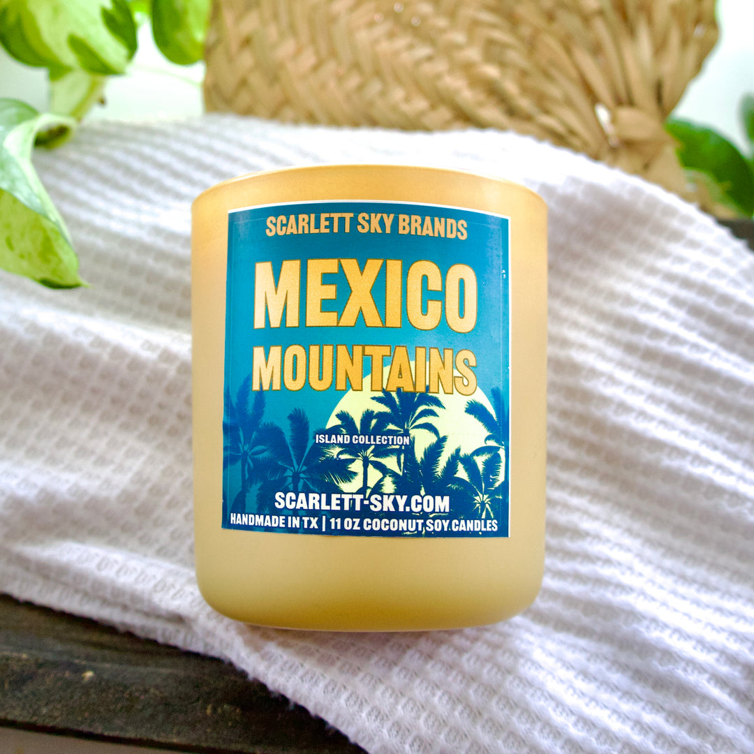 Mexico Mountains Candles
