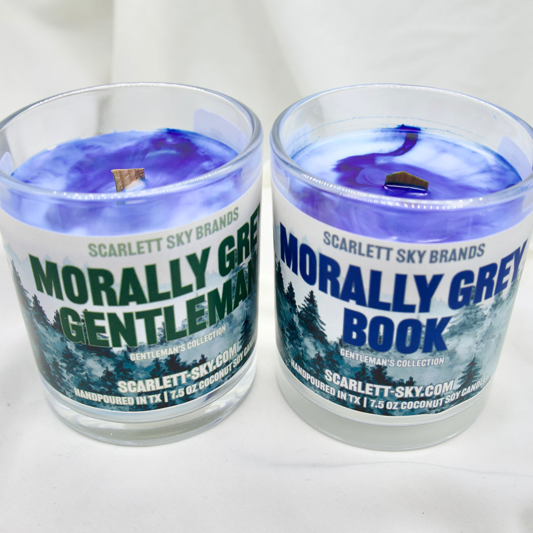 Morally Grey Book Candles