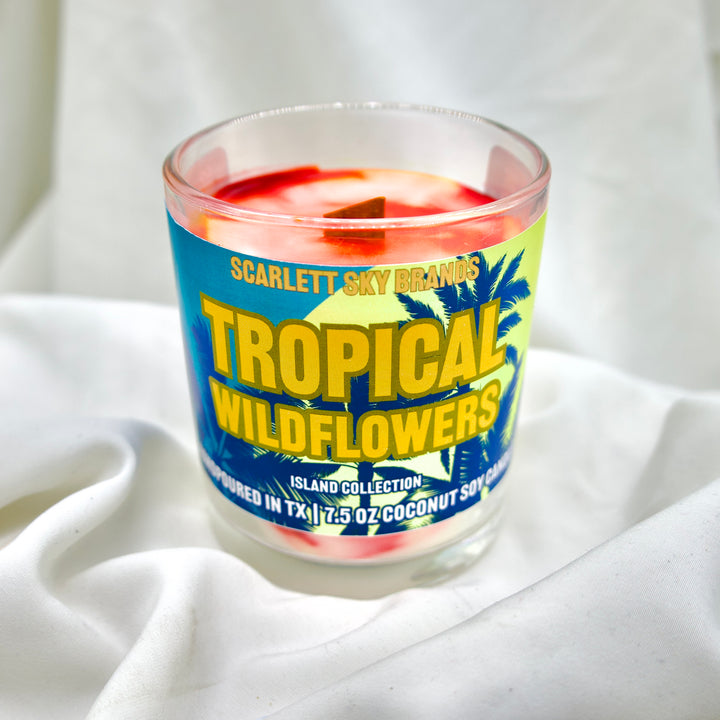 Tropical Wildflowers Candles